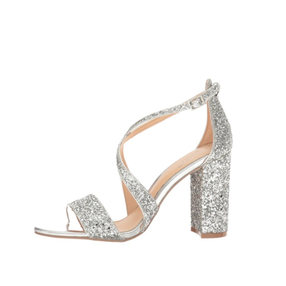 Jewel
BADGLEY MISCHKA
Cook Metallic Glitter Heels Formal Shoes size 7.5 7 1/2 - Picture 3 of 12